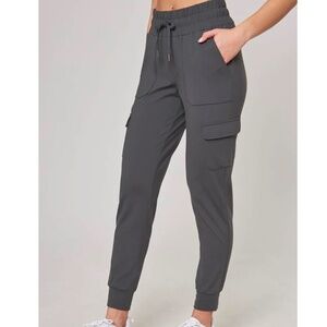 Mondetta Women's Peached Black Cargo Jogger Size S